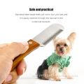 Stainless Steel Stripper Pet Undercoat Hair Stripping Knife